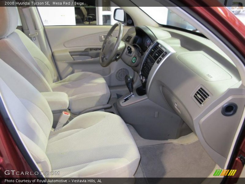 Mesa Red / Beige 2008 Hyundai Tucson SE