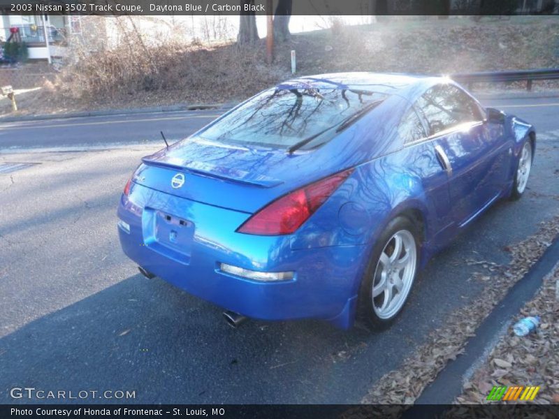 Daytona Blue / Carbon Black 2003 Nissan 350Z Track Coupe