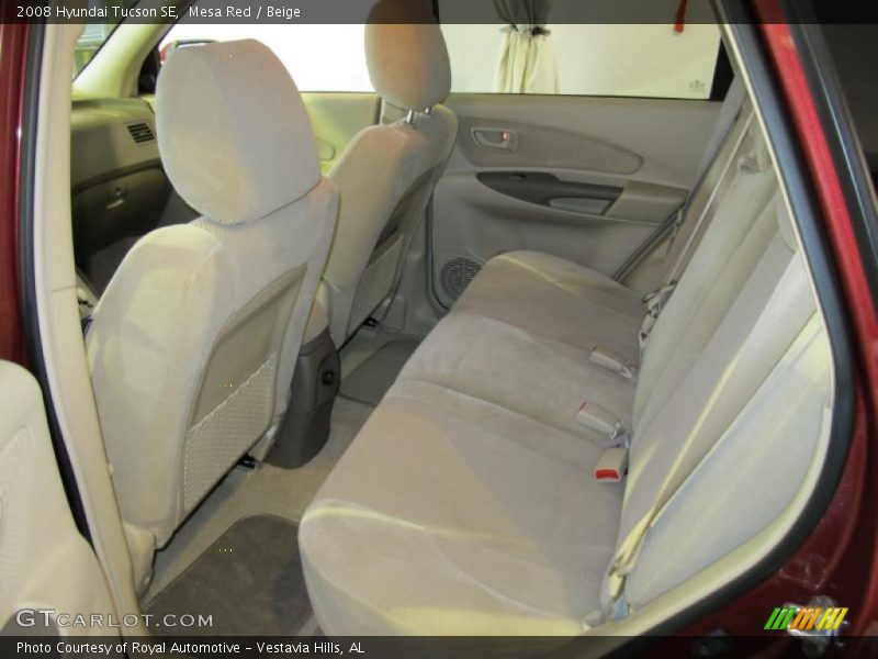 Mesa Red / Beige 2008 Hyundai Tucson SE