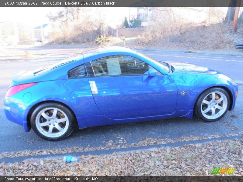 Daytona Blue / Carbon Black 2003 Nissan 350Z Track Coupe