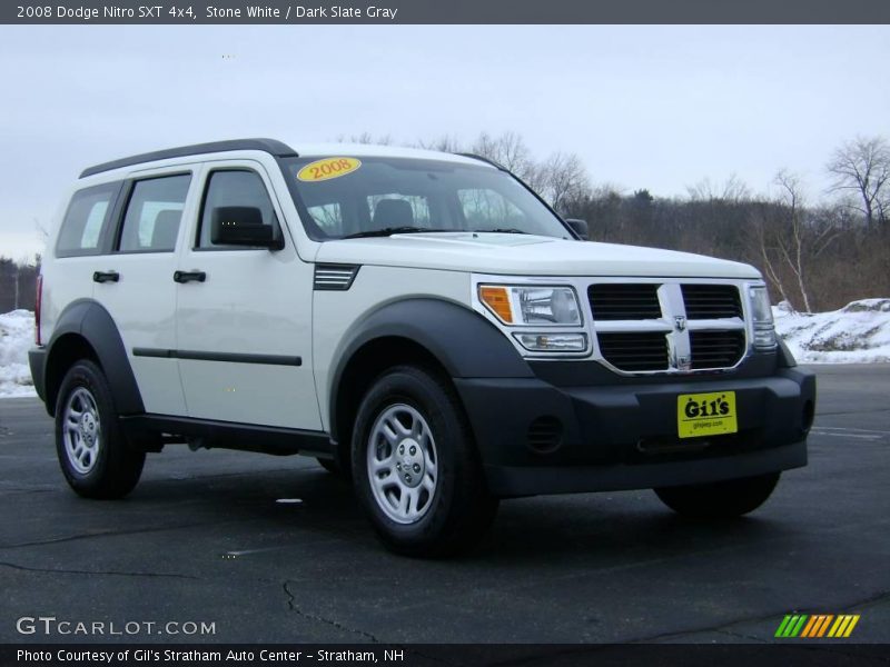 Stone White / Dark Slate Gray 2008 Dodge Nitro SXT 4x4