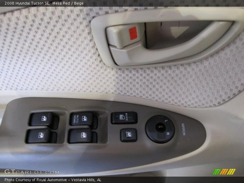 Mesa Red / Beige 2008 Hyundai Tucson SE