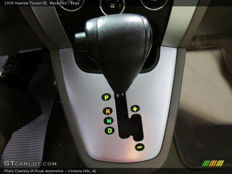  2008 Tucson SE 4 Speed Automatic Shifter