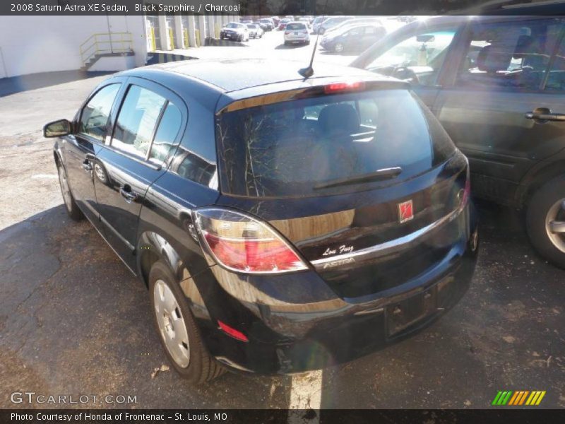 Black Sapphire / Charcoal 2008 Saturn Astra XE Sedan