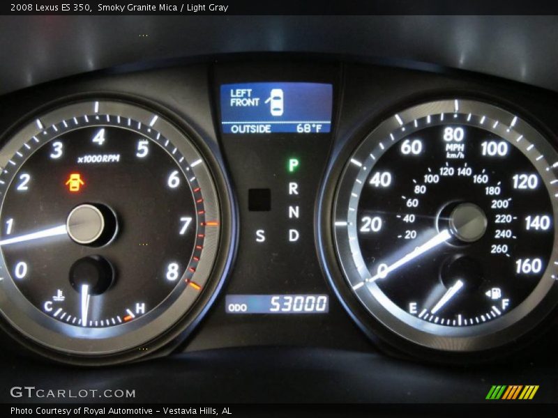 Smoky Granite Mica / Light Gray 2008 Lexus ES 350