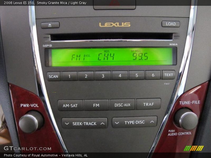 Smoky Granite Mica / Light Gray 2008 Lexus ES 350