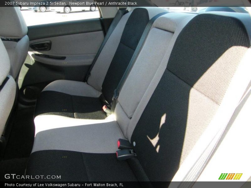 Newport Blue Pearl / Anthracite Black 2007 Subaru Impreza 2.5i Sedan