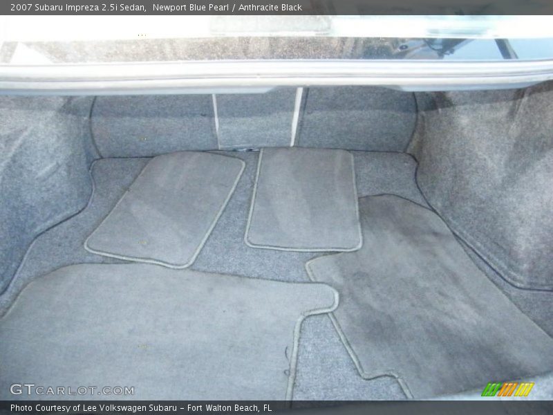 Newport Blue Pearl / Anthracite Black 2007 Subaru Impreza 2.5i Sedan