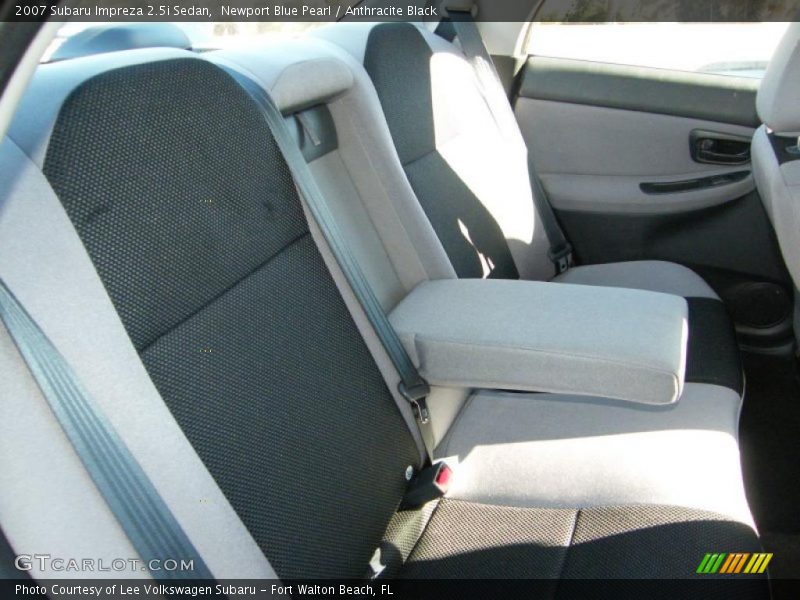 Newport Blue Pearl / Anthracite Black 2007 Subaru Impreza 2.5i Sedan