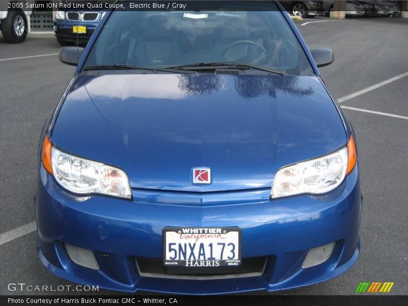 Electric Blue / Gray 2005 Saturn ION Red Line Quad Coupe