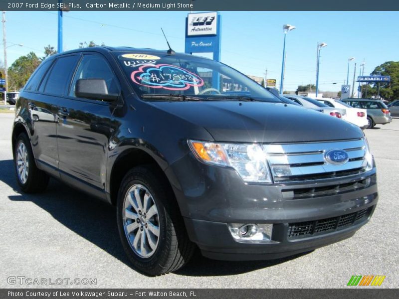 Carbon Metallic / Medium Light Stone 2007 Ford Edge SEL Plus
