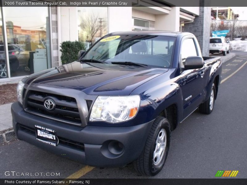 Indigo Ink Pearl / Graphite Gray 2006 Toyota Tacoma Regular Cab