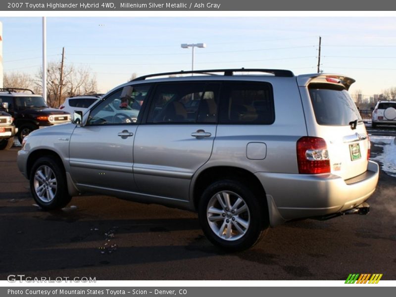 Millenium Silver Metallic / Ash Gray 2007 Toyota Highlander Hybrid 4WD