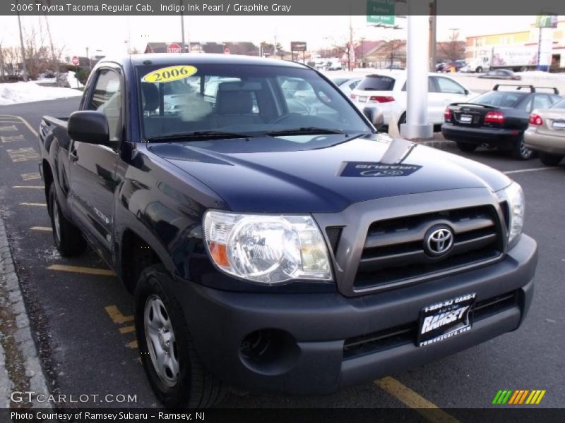 Indigo Ink Pearl / Graphite Gray 2006 Toyota Tacoma Regular Cab