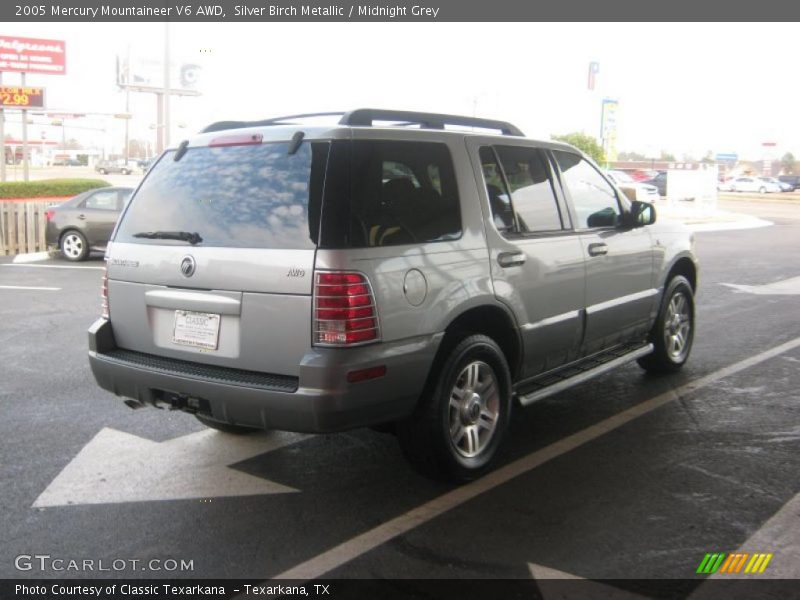 Silver Birch Metallic / Midnight Grey 2005 Mercury Mountaineer V6 AWD