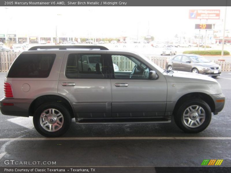 Silver Birch Metallic / Midnight Grey 2005 Mercury Mountaineer V6 AWD