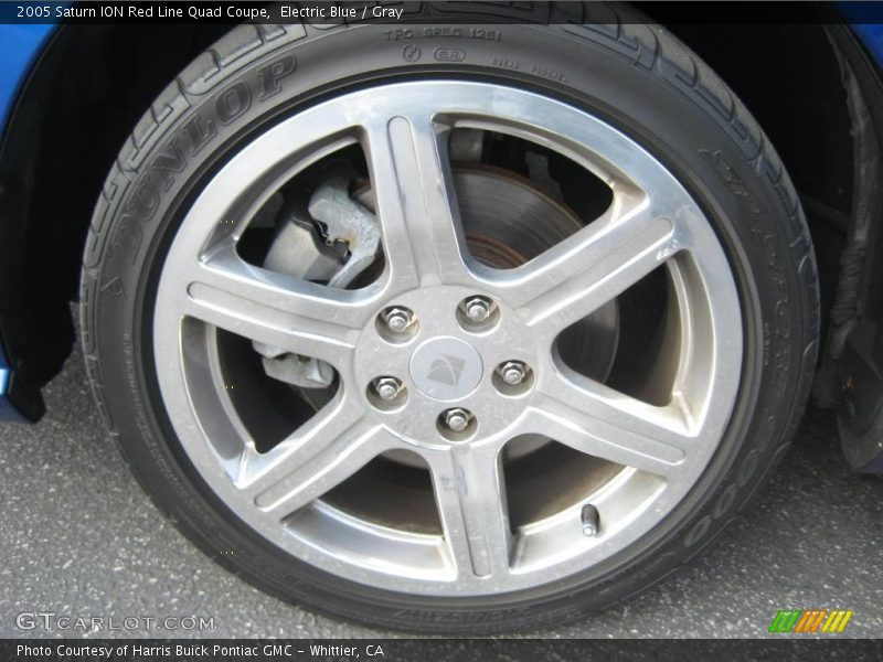 Electric Blue / Gray 2005 Saturn ION Red Line Quad Coupe