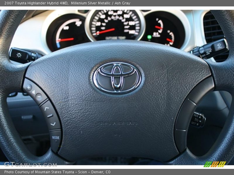 Millenium Silver Metallic / Ash Gray 2007 Toyota Highlander Hybrid 4WD