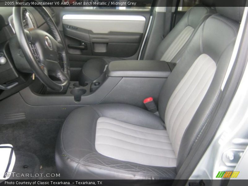 Silver Birch Metallic / Midnight Grey 2005 Mercury Mountaineer V6 AWD