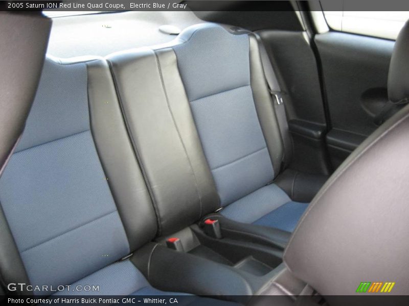 Electric Blue / Gray 2005 Saturn ION Red Line Quad Coupe