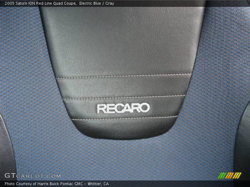 Electric Blue / Gray 2005 Saturn ION Red Line Quad Coupe