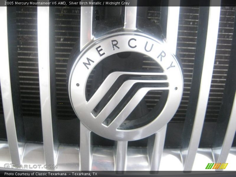 Silver Birch Metallic / Midnight Grey 2005 Mercury Mountaineer V6 AWD