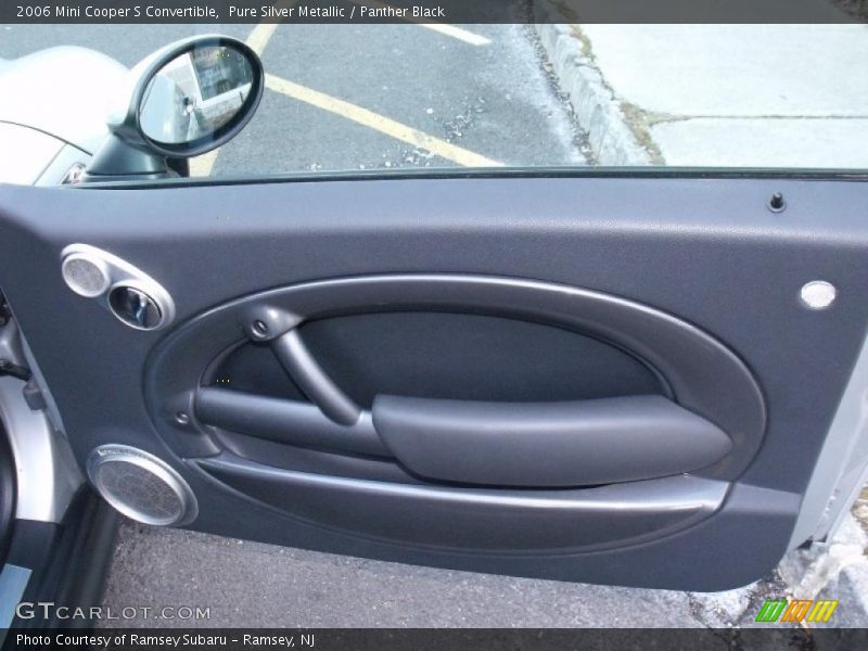 Pure Silver Metallic / Panther Black 2006 Mini Cooper S Convertible