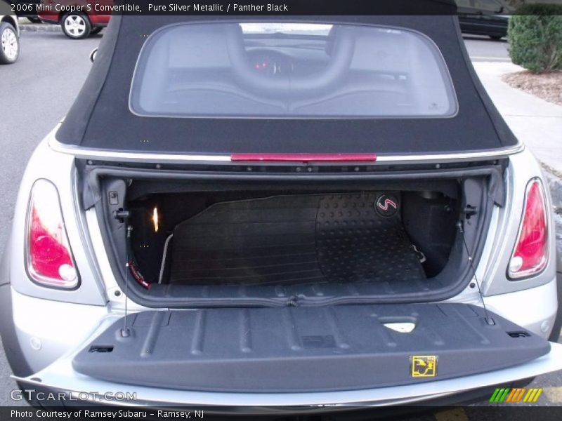 Pure Silver Metallic / Panther Black 2006 Mini Cooper S Convertible