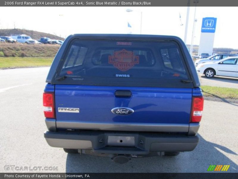 Sonic Blue Metallic / Ebony Black/Blue 2006 Ford Ranger FX4 Level II SuperCab 4x4