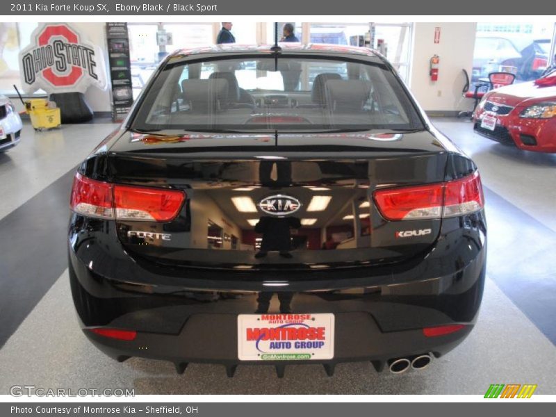 Ebony Black / Black Sport 2011 Kia Forte Koup SX