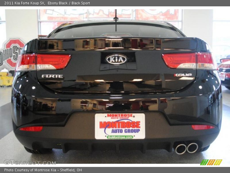 Ebony Black / Black Sport 2011 Kia Forte Koup SX