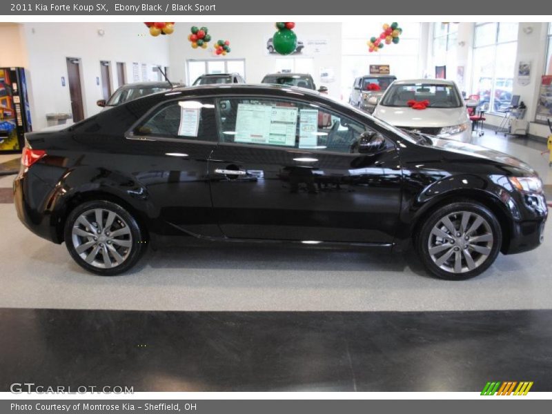 Ebony Black / Black Sport 2011 Kia Forte Koup SX