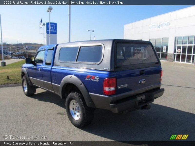 Sonic Blue Metallic / Ebony Black/Blue 2006 Ford Ranger FX4 Level II SuperCab 4x4