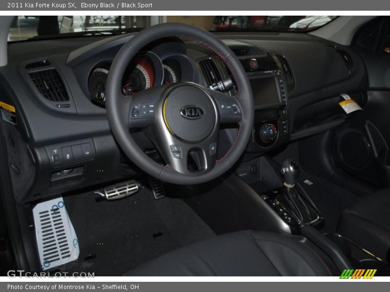 Ebony Black / Black Sport 2011 Kia Forte Koup SX