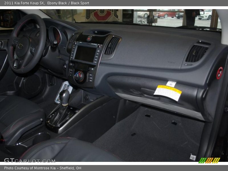 Ebony Black / Black Sport 2011 Kia Forte Koup SX