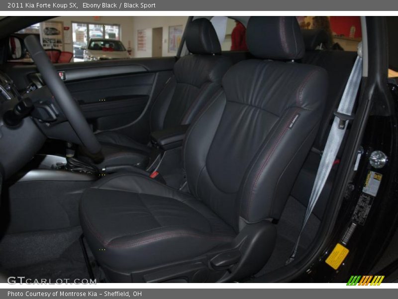 Ebony Black / Black Sport 2011 Kia Forte Koup SX