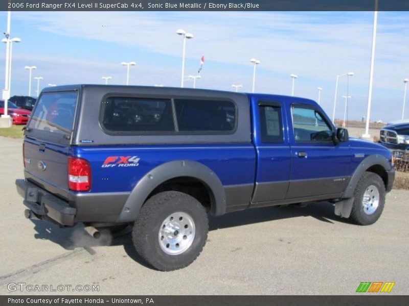 Sonic Blue Metallic / Ebony Black/Blue 2006 Ford Ranger FX4 Level II SuperCab 4x4