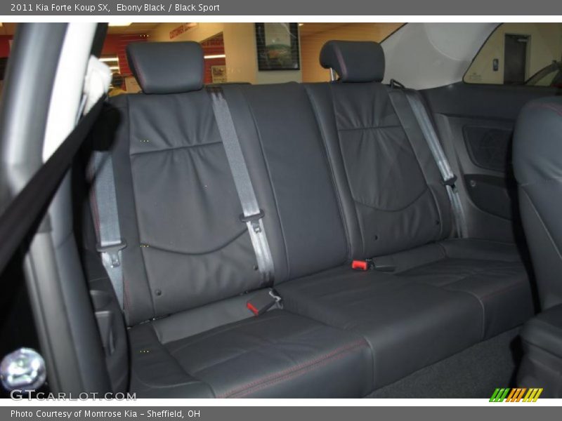  2011 Forte Koup SX Black Sport Interior