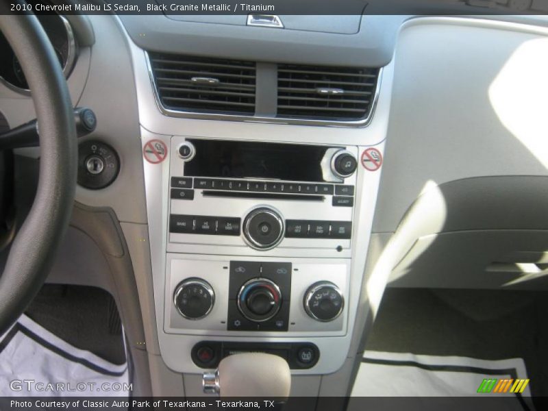 Black Granite Metallic / Titanium 2010 Chevrolet Malibu LS Sedan