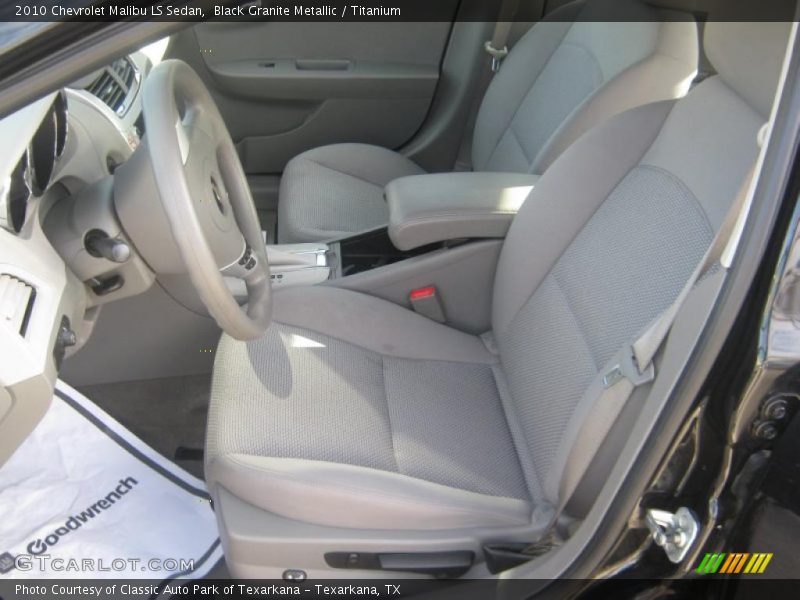Black Granite Metallic / Titanium 2010 Chevrolet Malibu LS Sedan