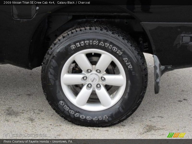 Galaxy Black / Charcoal 2009 Nissan Titan SE Crew Cab 4x4