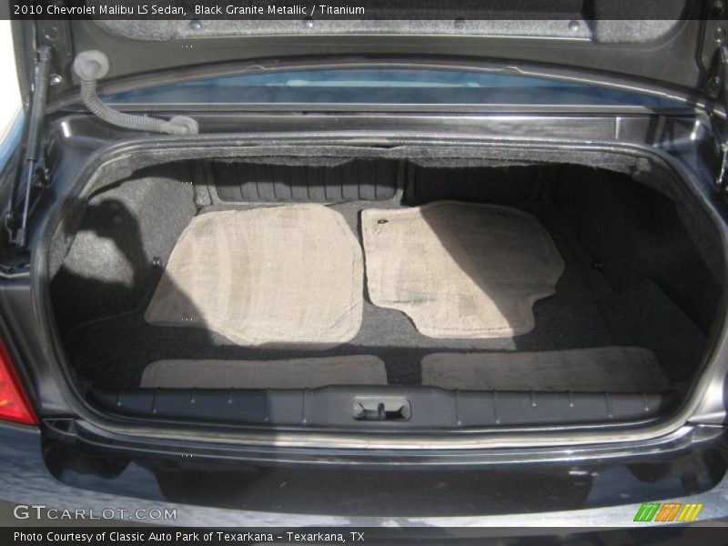 Black Granite Metallic / Titanium 2010 Chevrolet Malibu LS Sedan