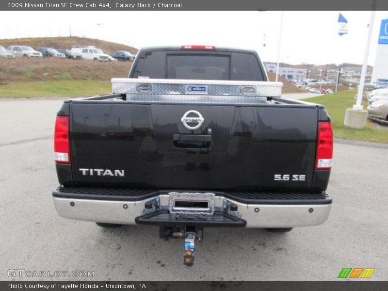 Galaxy Black / Charcoal 2009 Nissan Titan SE Crew Cab 4x4