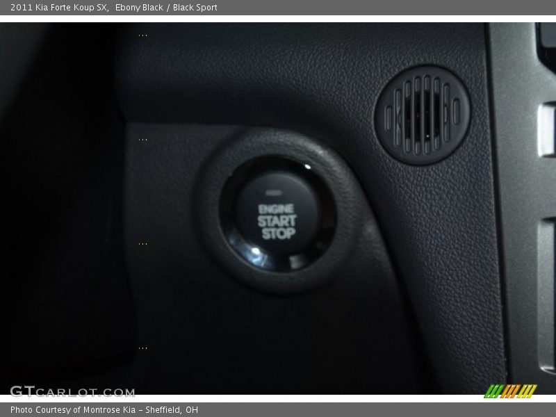 Ebony Black / Black Sport 2011 Kia Forte Koup SX