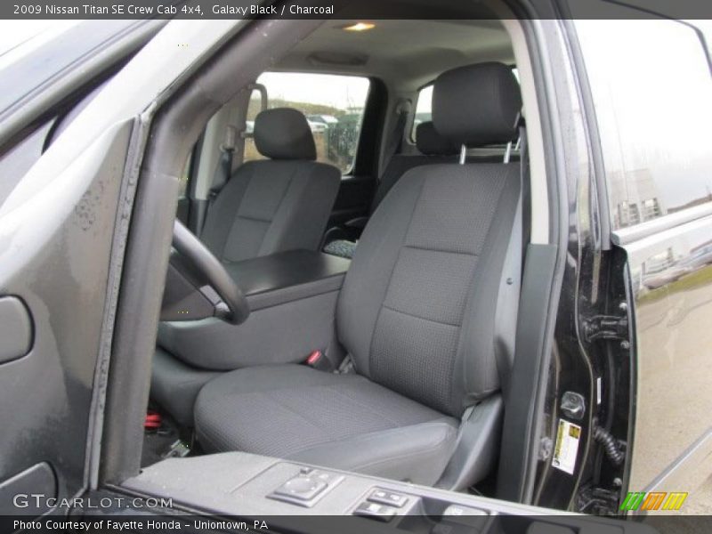 Galaxy Black / Charcoal 2009 Nissan Titan SE Crew Cab 4x4
