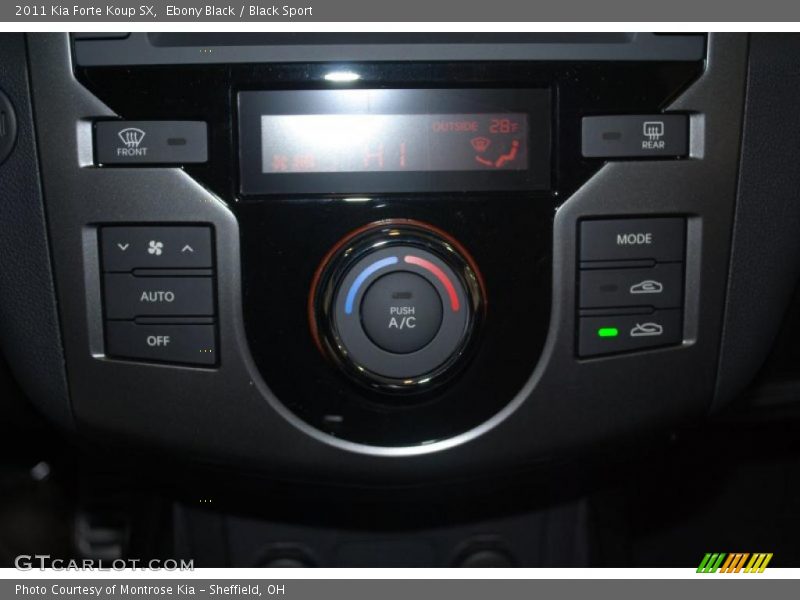 Controls of 2011 Forte Koup SX