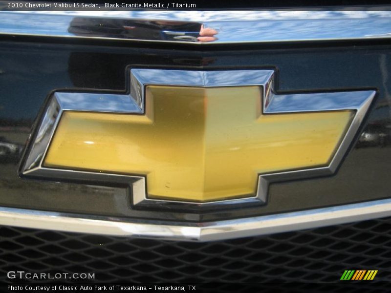 Black Granite Metallic / Titanium 2010 Chevrolet Malibu LS Sedan
