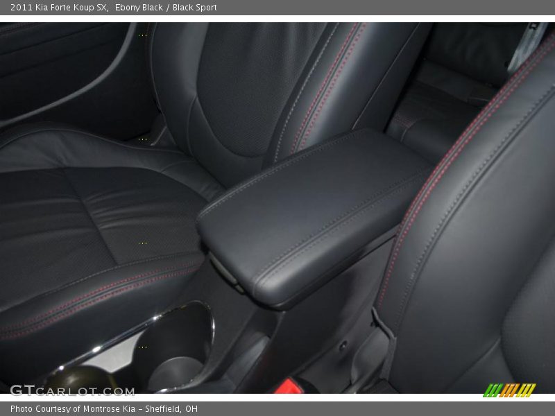 Ebony Black / Black Sport 2011 Kia Forte Koup SX