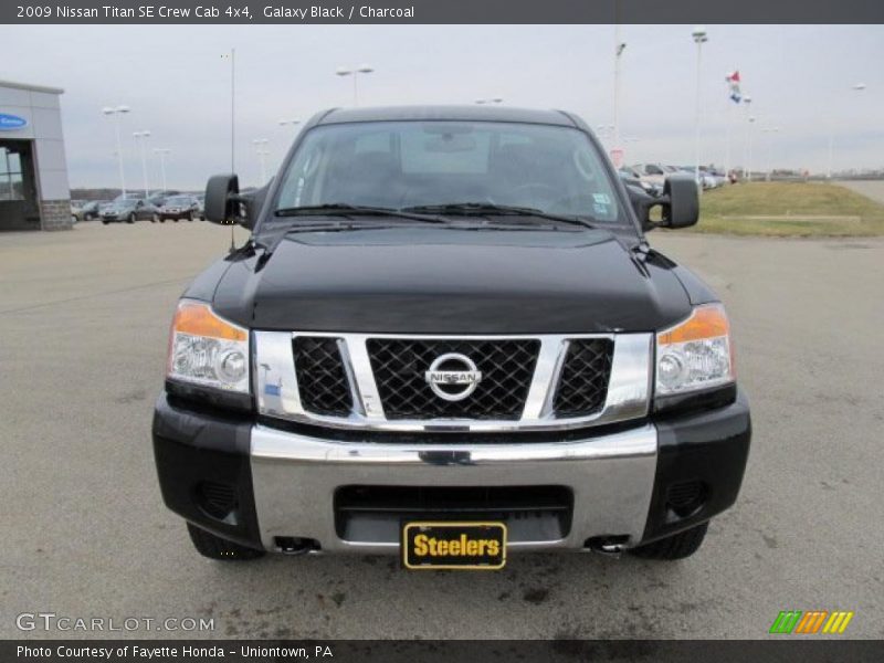 Galaxy Black / Charcoal 2009 Nissan Titan SE Crew Cab 4x4