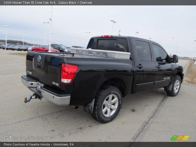 Galaxy Black / Charcoal 2009 Nissan Titan SE Crew Cab 4x4